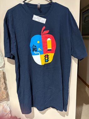 Ford Drive For School Navy Graphic Tee Size XXL